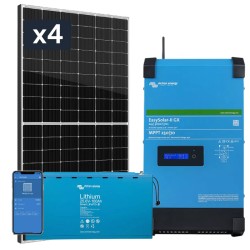 Elektrownia słoneczna pojemność 2.5kWh, 2500W + Panele 1720Wp