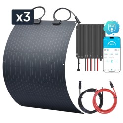 Zestaw solarny na łódź 300W z regulatorem MPPT