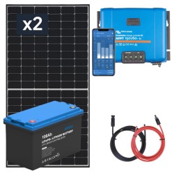Panel słoneczny 860W i akumulator LiFePO4 100Ah z regulatorem MPPT
