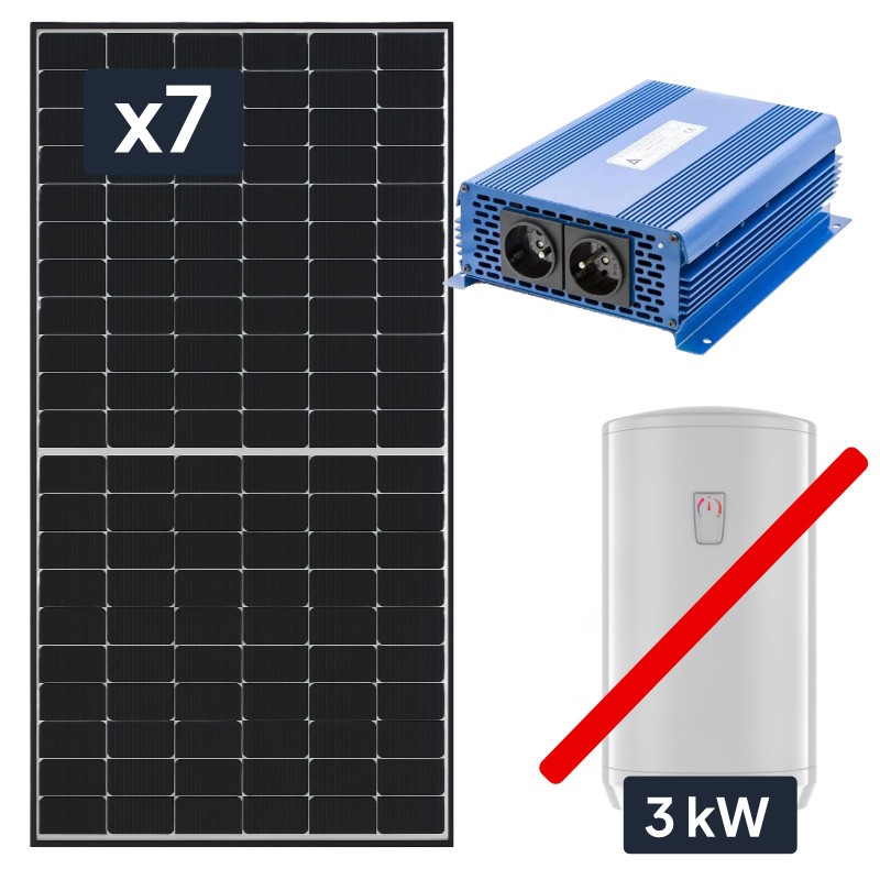 Solarny podgrzewacz wody 3kWp Panele słoneczne IBC Solar