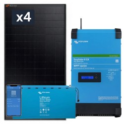 Elektrownia słoneczna pojemność 2.5kWh, 2500W + Panele 1720Wp