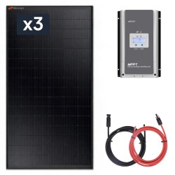 Panel słoneczny 3x435W z regulatorem ładowania 100A MPPT 12V